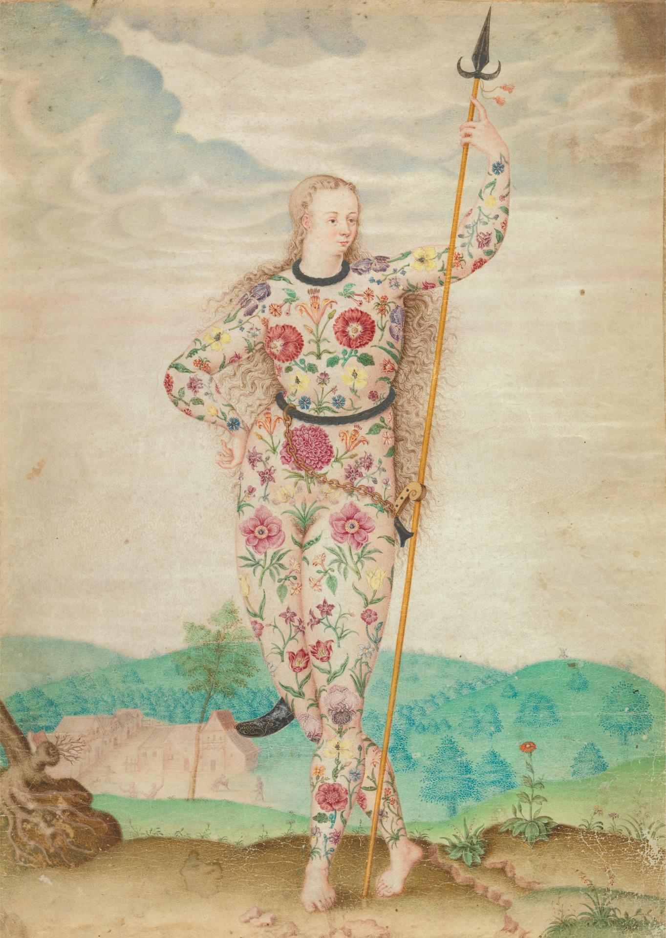A Young Daughter of the Picts by Jacques Le Moyne de Morgues