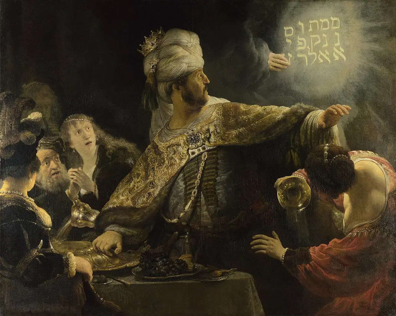 Belshazzar's Feast by Rembrandt van Rijn