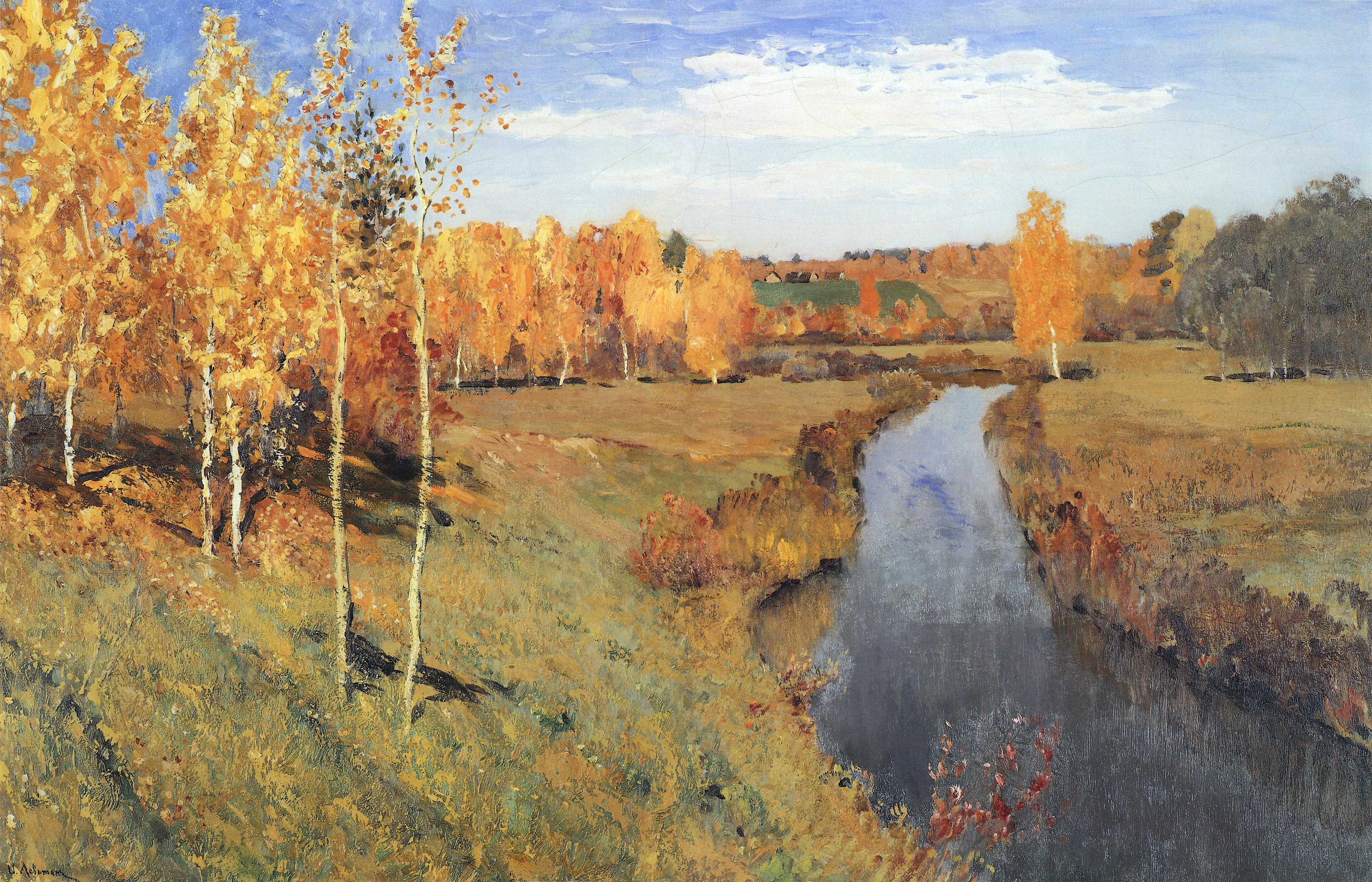 Otoño dorado by Isaac Levitan