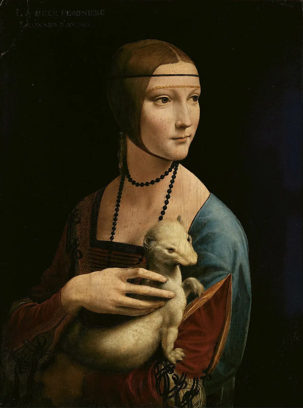 Lady with an Ermine by Leonardo di ser Piero da Vinci