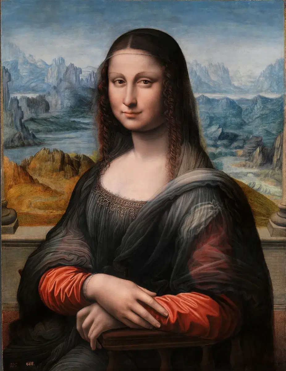 The Prado Mona Lisa by Attributed to a close disciple of Leonardo da Vinci (possibly Salaì or Francesco Melzi), rather than to Leonardo himself.