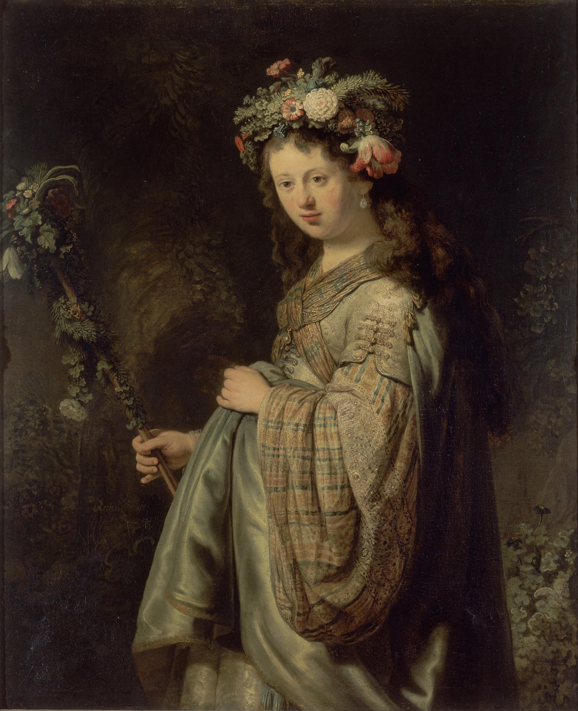 Saskia as Flora