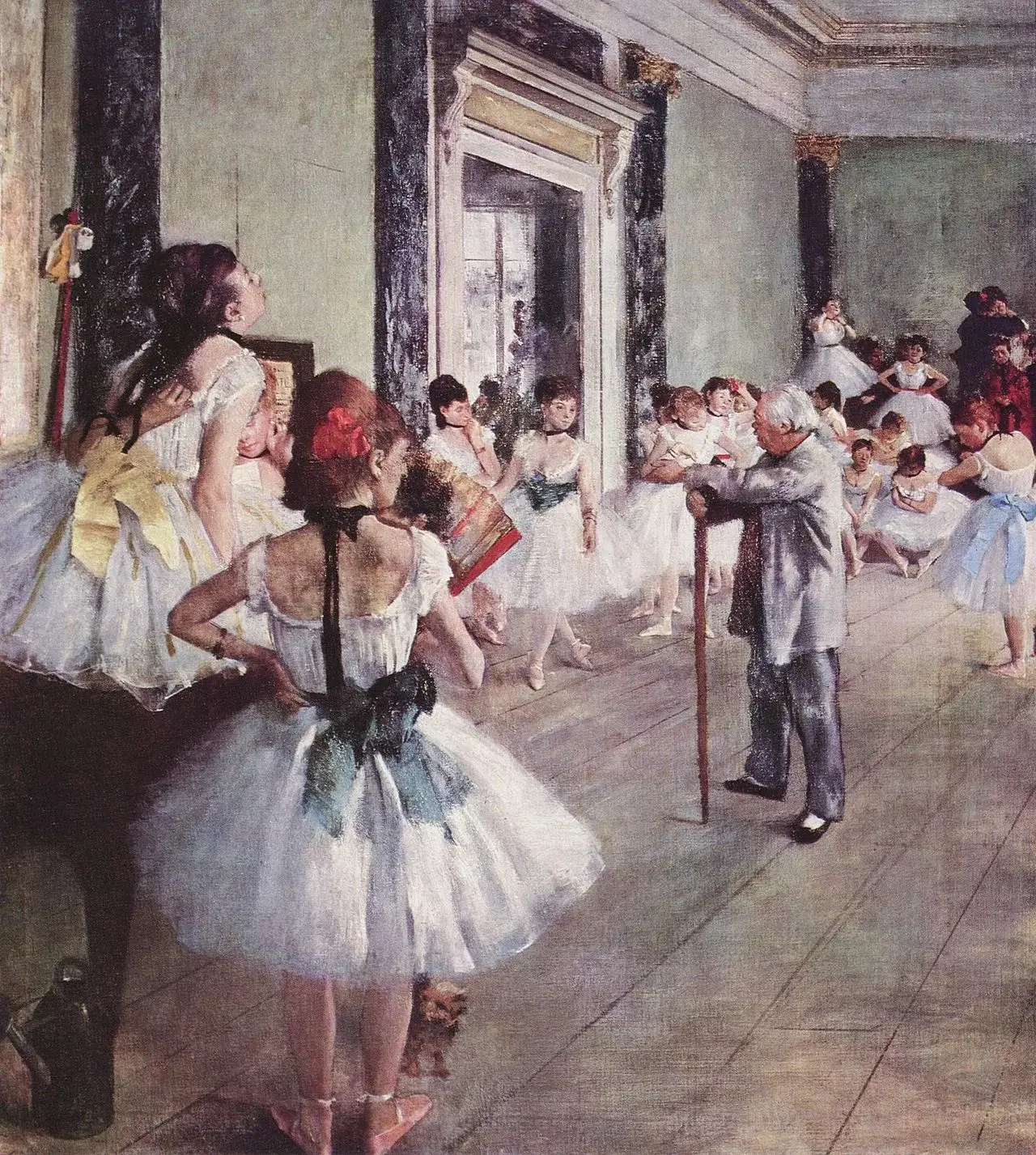 La clase de ballet by Edgar Degas