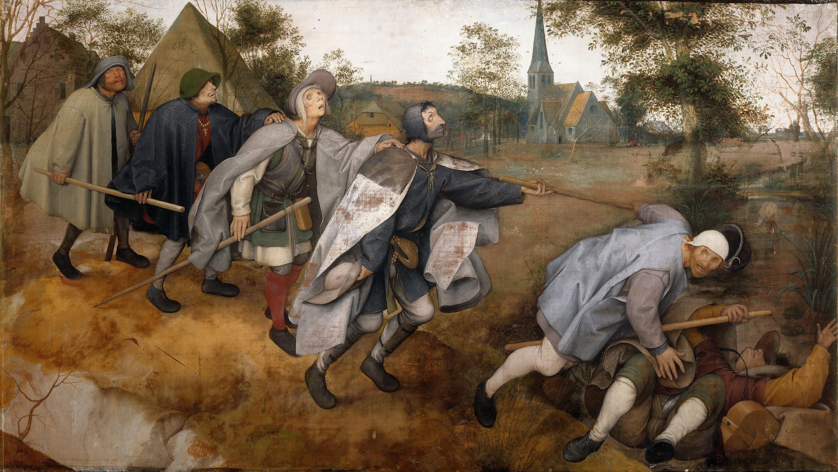 La parábola de los ciegos by Pieter Brueghel el Viejo