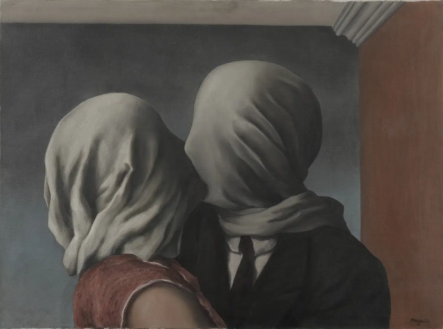 Los amantes by René Magritte