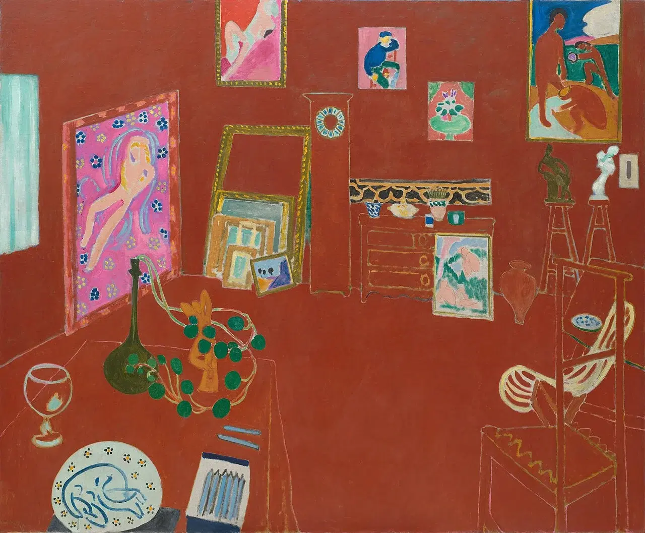 El estudio rojo by Henri Matisse