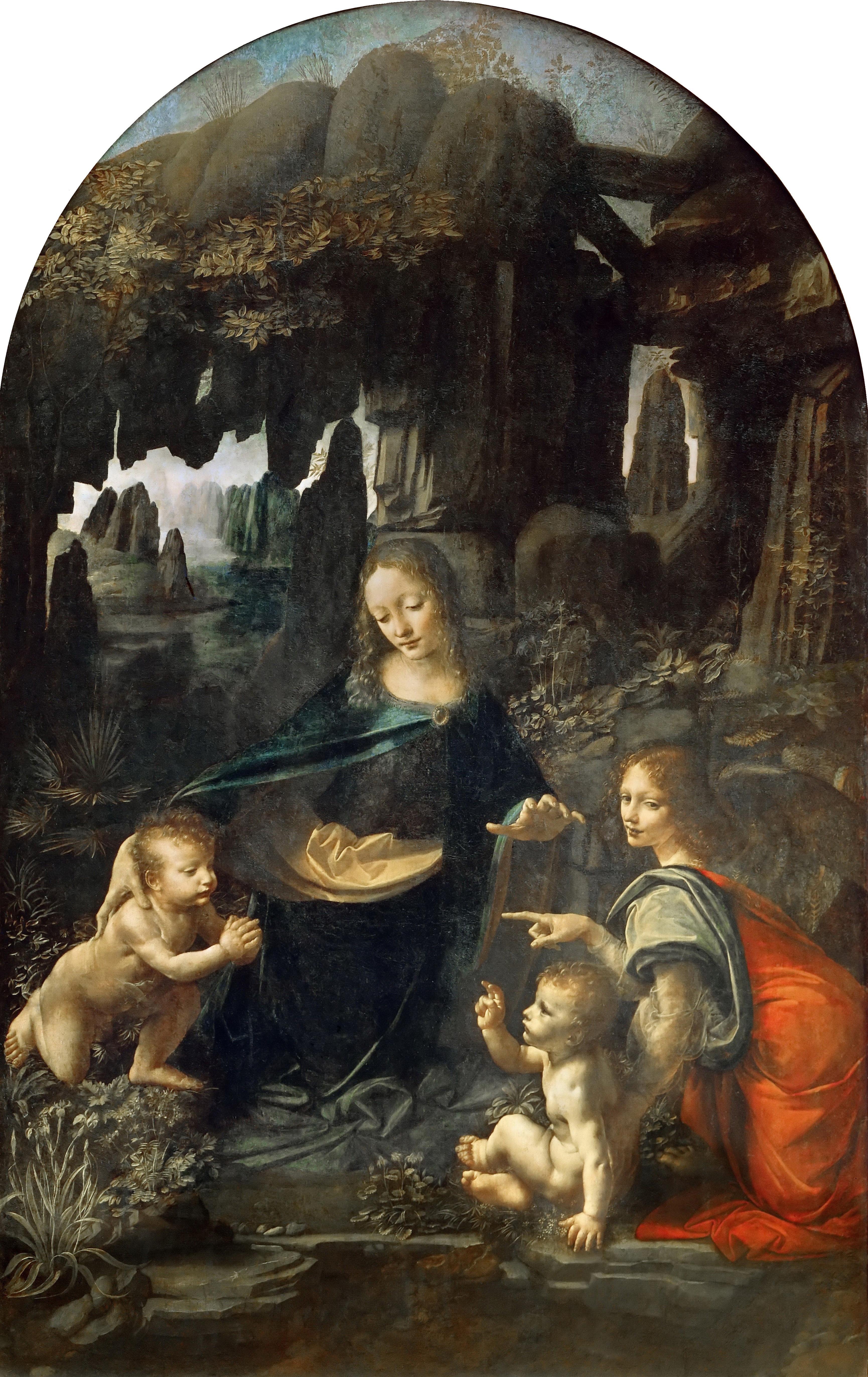 Virgin of the Rocks by Leonardo di ser Piero da Vinci