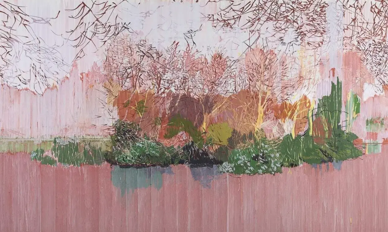 Hurvin Anderson Lower Lake 2005 Private Collection
