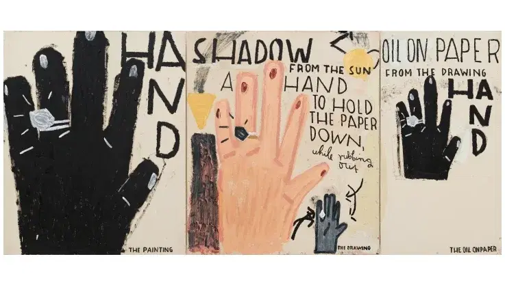 Rose Wylie HAND, Drawing as Central, 2022