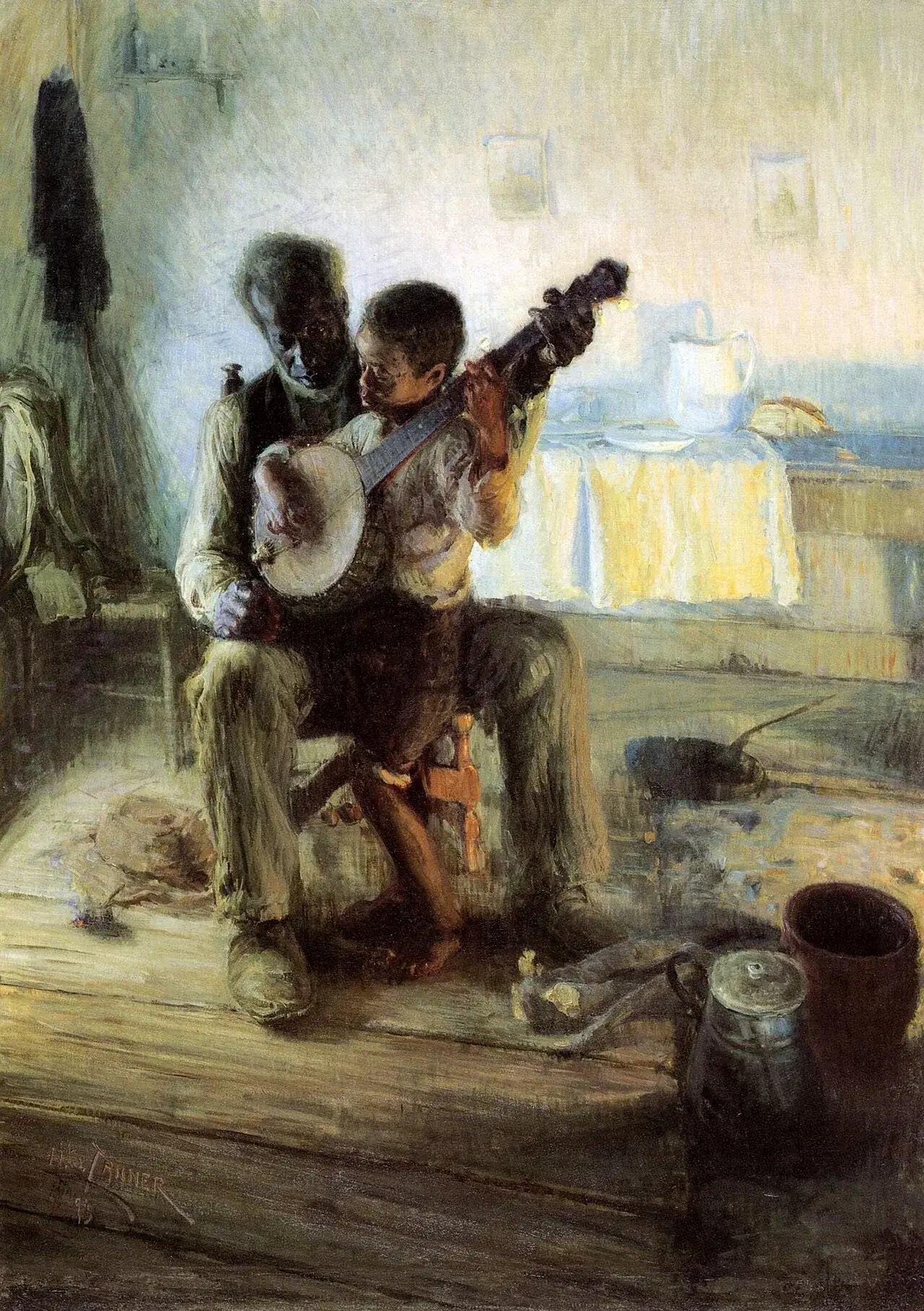 Banjo Lesson by Henry Ossawa Tanner