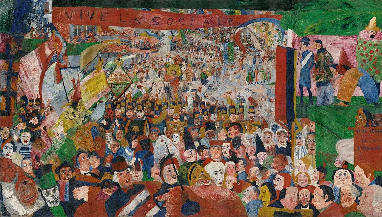 Entry of Christ into Brussels by James Ensor