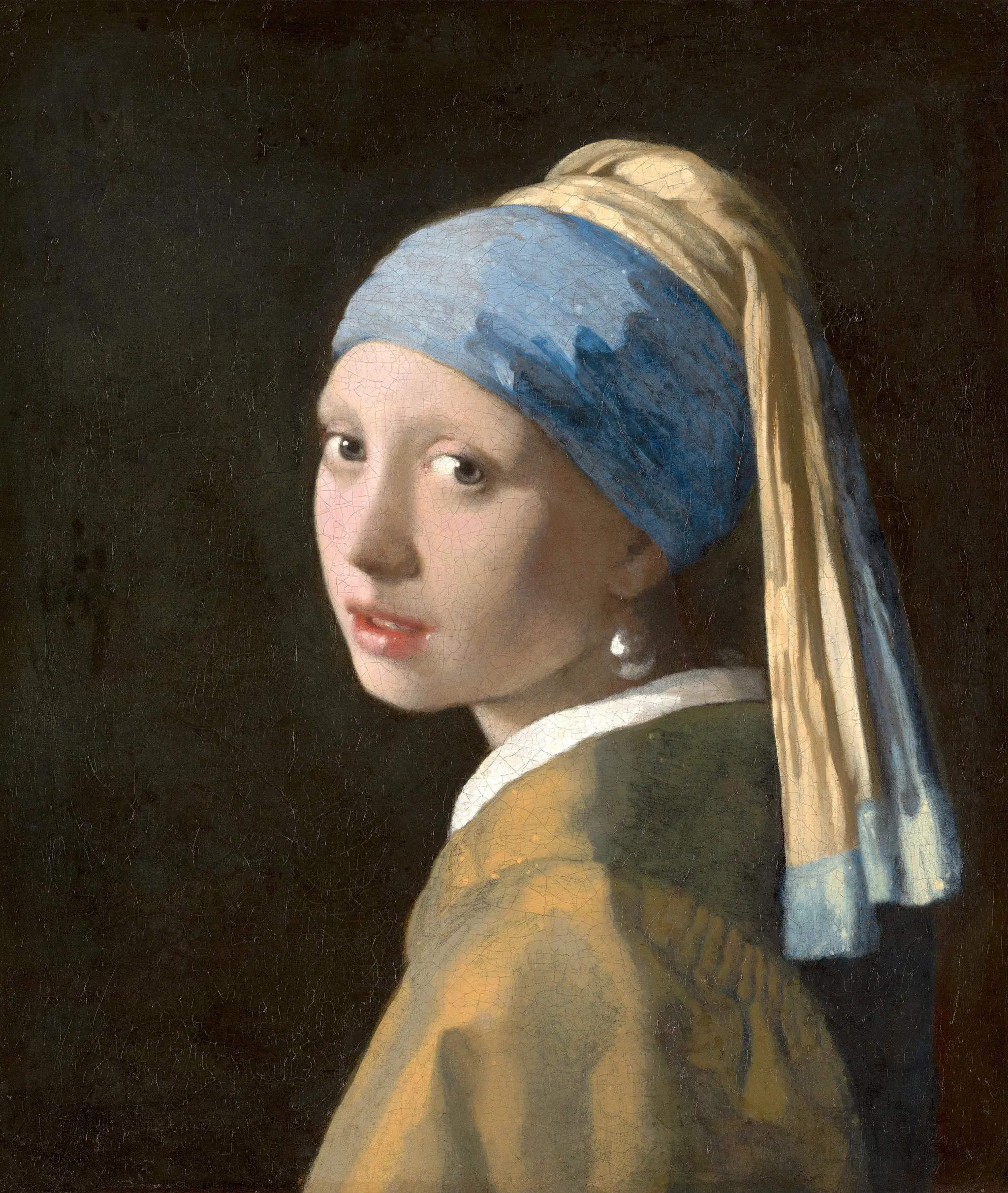 La joven de la perla by Johannes Vermeer