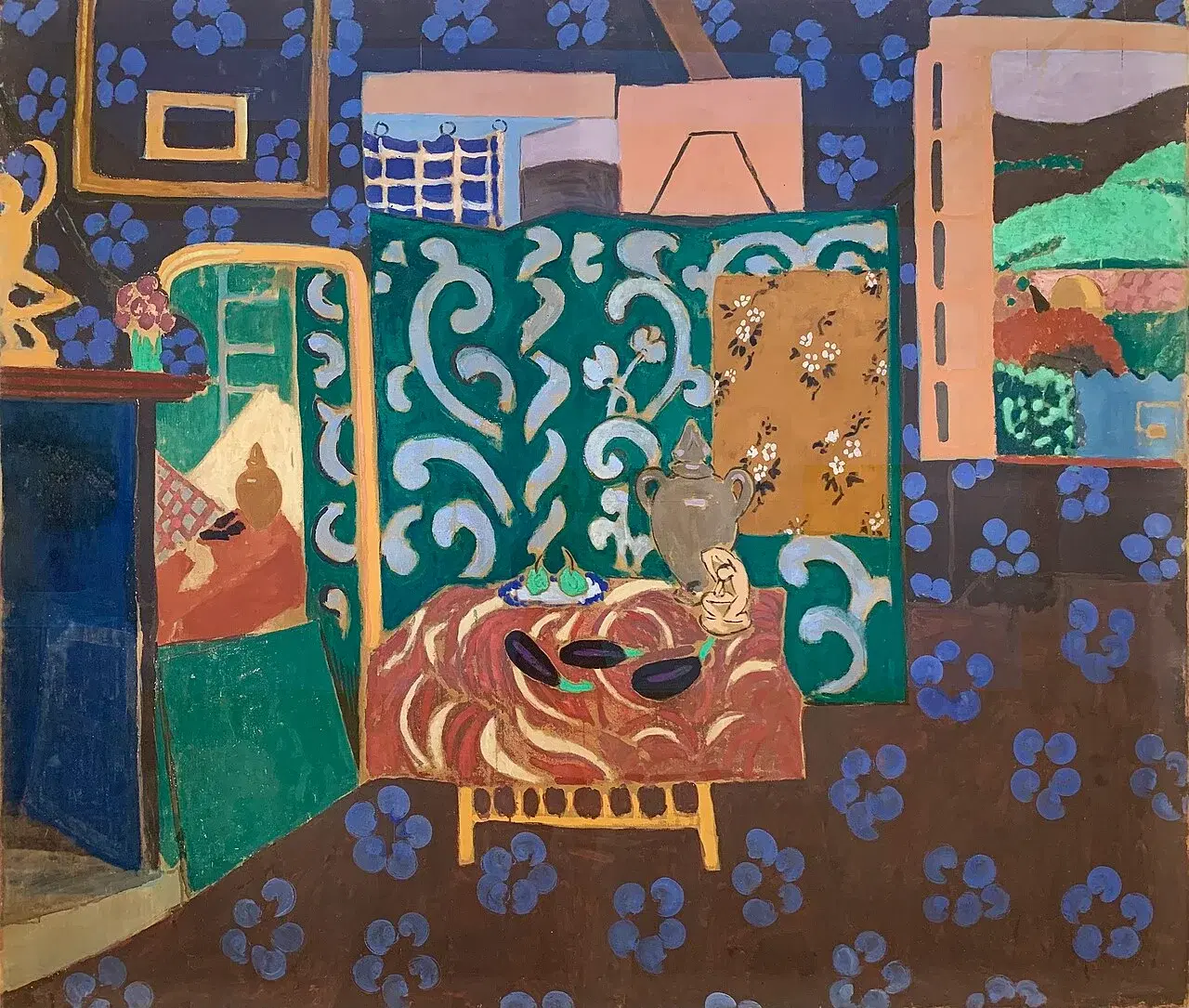 Interior with an Etruscan Vase by Henri Matisse