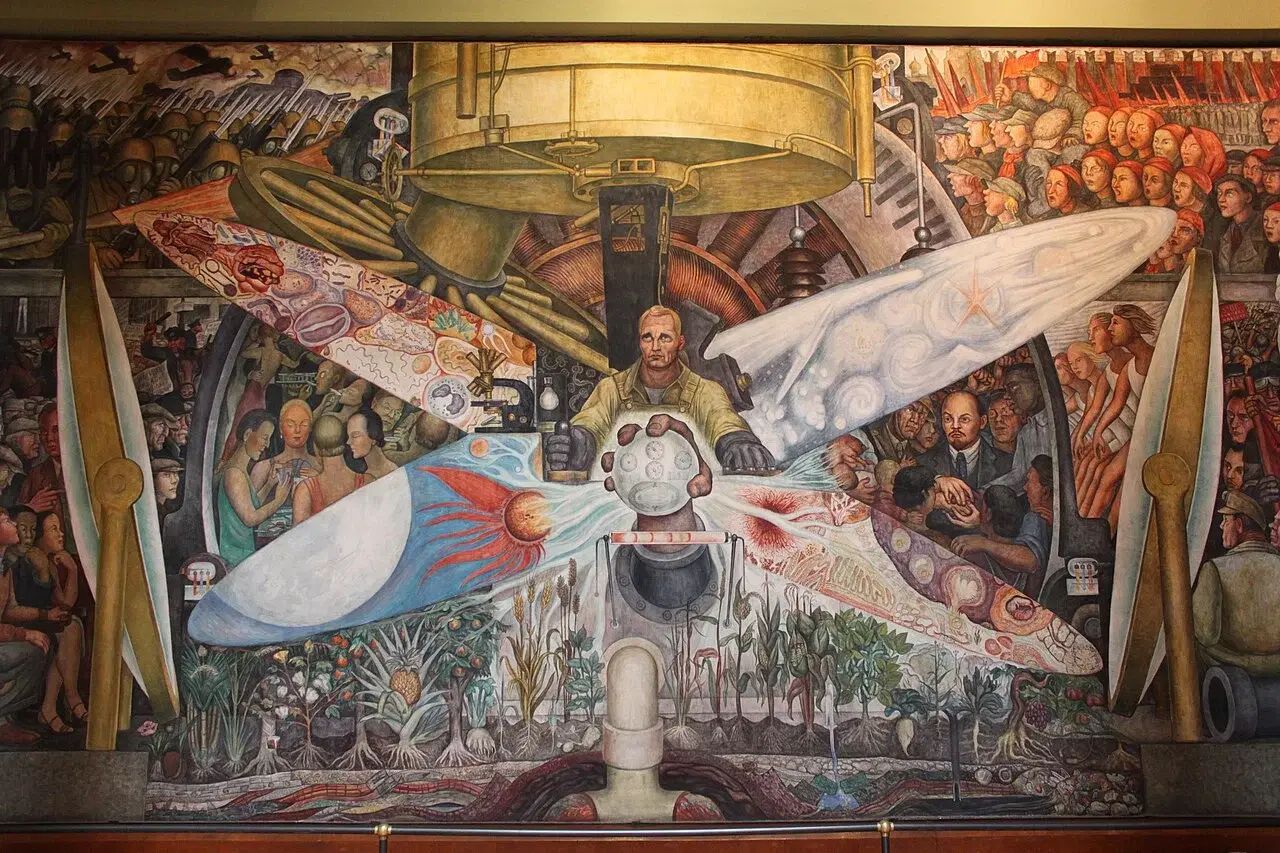 Man at the Crossroads by Diego Rivera