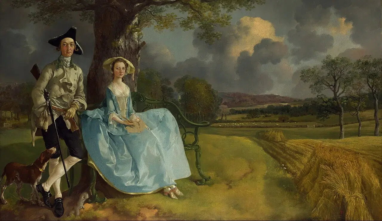 Mr. and Mrs. Andrews by Thomas Gainsborough