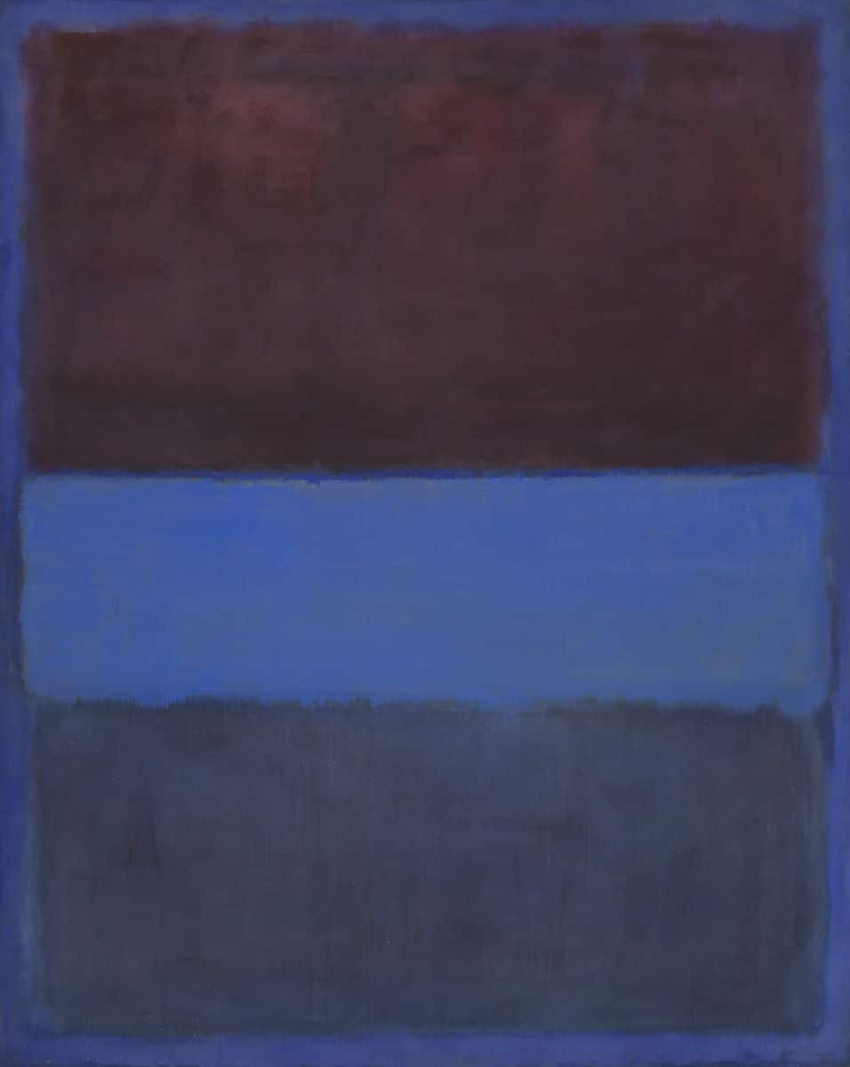 No. 61 (Rust and Blue) by Mark Rothko