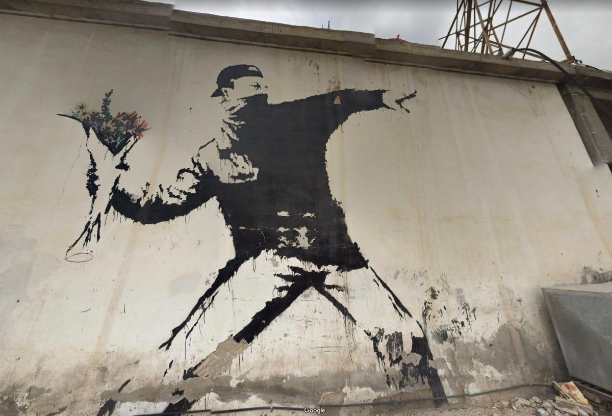 Rage, el lanzador de flores by Banksy
