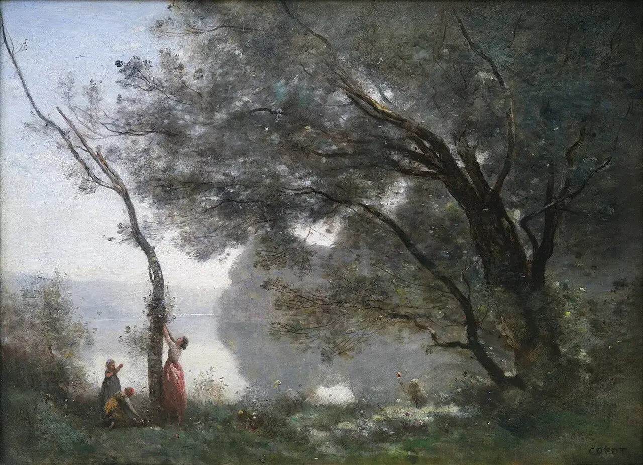 Souvenir de Mortefontaine by Jean-Baptiste-Camille Corot