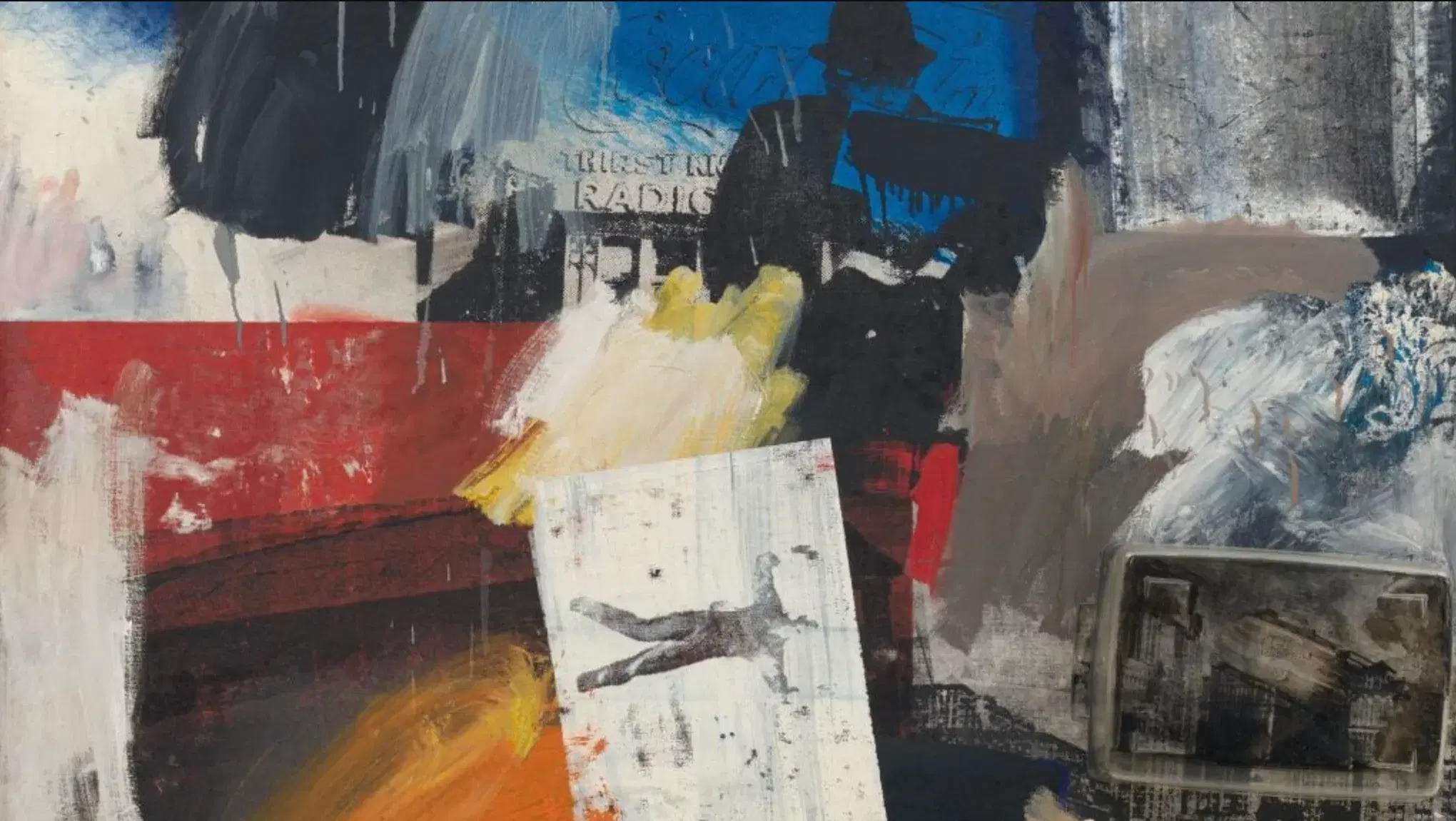 Robert Rauschenberg, Untitled (1963), detail