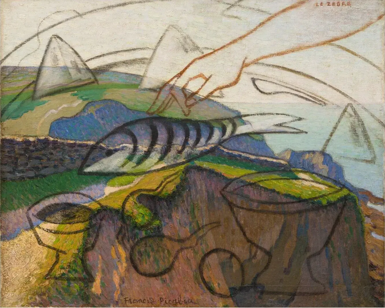 Francis Picabia Le Zèbre (The Zebra) ca. 1909 – 1933