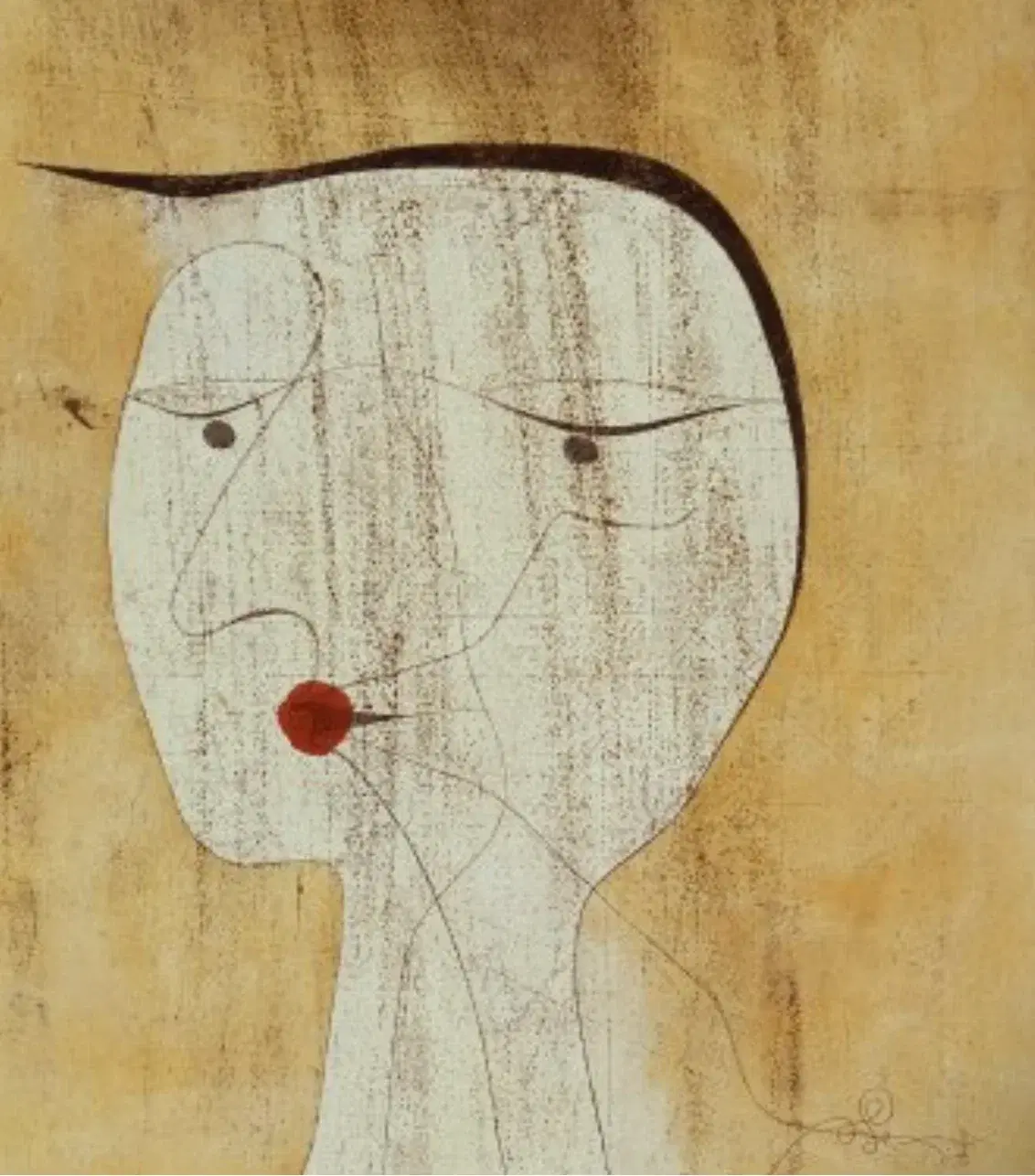 Paul Klee, The Sealed Lady (detail)